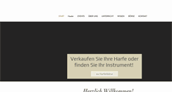 Desktop Screenshot of harfe.de